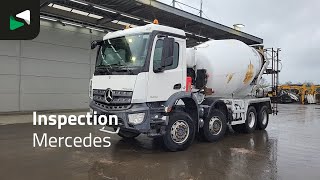 Mercedes-Benz Arocs 3240 Arocs 8X4 9m3 Stetter Mixer Steelsuspension Automatic concrete mixer truck | Image 4 - Machineryline