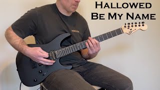 HAMMERFALL | Hallowed Be My Name [ rhythm guitar cover ]
