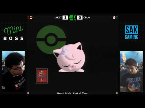 Mini Boss 5 SSBM Pools - AK47 (Captain Falcon) vs CPU0 (Jigglypuff)