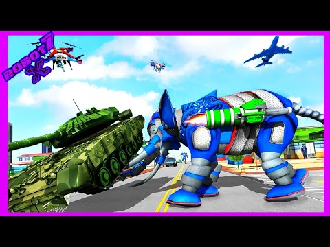 Police Elephant Robot Game Android gameplay