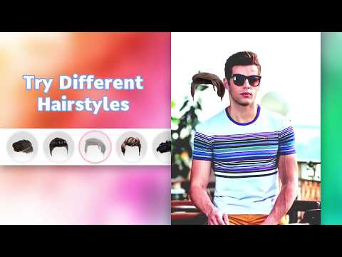 Man Hairstyle Photo Editor Video
