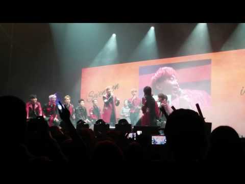 160828 SEVENTEEN singing One Thing by One Direction Live in Sydney