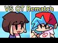 Friday Night Funkin VS QT FULL WEEK Cutscenes Ending FNF Mod Hard Bad Luck QT
