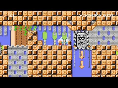 Super Mario Maker 2: Player Course "Thwomps' Island" [1080 HD]