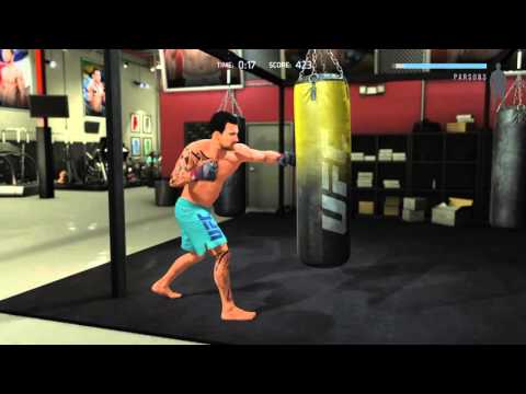 UFC 2 - Easily Get A Rank [Hard Mode] Heavy Bag Quick Hands