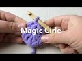 How To Crochet A Magic Circle With SLOW Motion