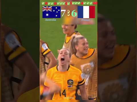 highlight --Women’s Australia Vs France world-cup 2023 Quarters Final football match