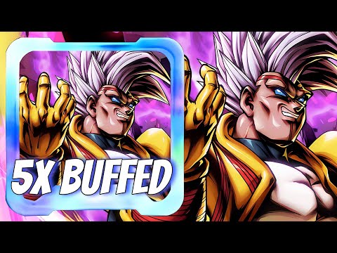 WHAT IS THIS DAMAGE!!! 5x ZENKAI BUFFED LF SUPER BABY 2 DESTROYS EVERYONE! (DB Legends)