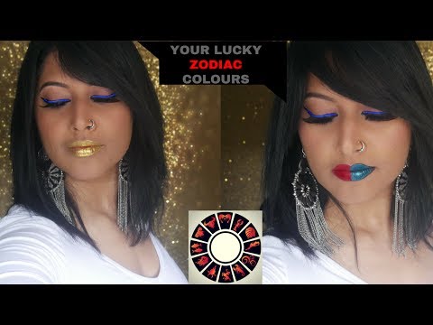 WHAT IS YOUR ZODIAC SIGN LUCKY LIPSTICK COLOUR ? ASTROLOGY 12 SUN SIGNS MAKEUP Video