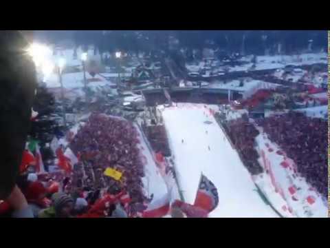 Incredible Crazy Polish Fans in Zakopane- PARTY  TIME EVERYBODY JUMP JUMP look at 0:20