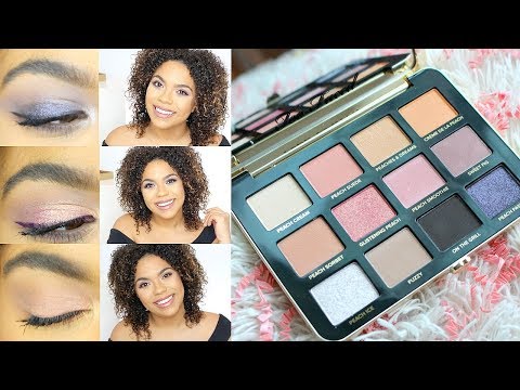 Too Faced White Peach Palette Review, 3 Looks, Swatch Comparisons! Video