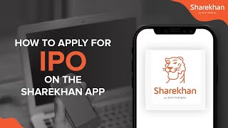 How To Apply For IPO via UPI On The Sharekhan App | Sharekhan