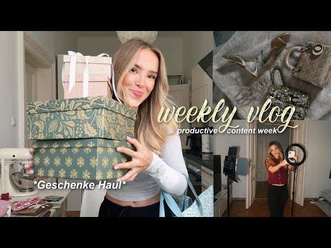 productive week in my life * Geschenke HAUL* //Hannah