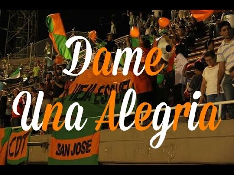 "Dame Una Alegria, Quiero Ser Campeon" Barra: Pasión Naranja &bull; Club: Envigado