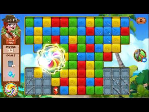 Lost Island Blast Adventure Level 700 - No Boosters