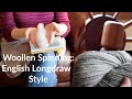 Spinning true woolen using the long-draw drafting technique