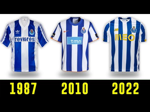 The Evolution of FC Porto Jersey 1986 - 2022 | FC Porto Kits History