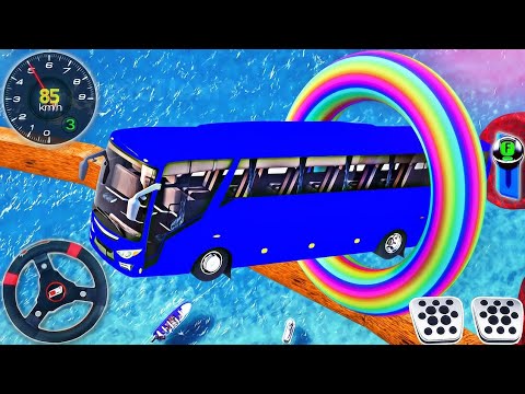 Impossible Bus Stunt Driving 2020 - Mega Ramp Racing Driving Simulator - Android GamePlay #6