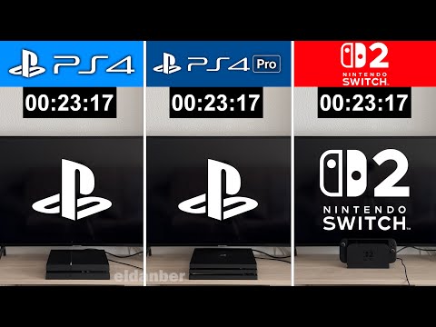 PS4 vs PS4 Pro vs NINTENDO SWITCH 2 | Graphics and Loading Times - Comparison (4K 60FPS)
