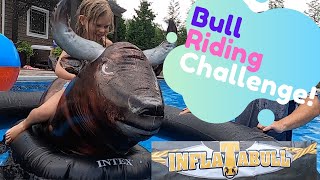Pool Challenge - Riding the Bull!!