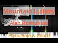 🎹Solo & Chord, Mountain Lullaby, Alan Hovhaness, Synthesia Piano