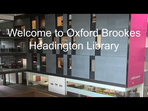 Headington Library Tour | Oxford Brookes University