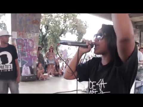 Duelo de MCs - Clara vs Cris (1ª Fase) - Conhecimento - 07/03/15