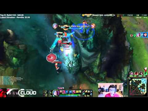 Doublelift duo Chauster - Jinx vs Ezreal ADC - League of Legends