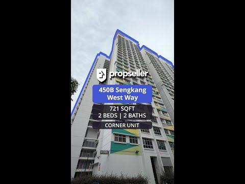 450B Sengkang West Way, 450B Sengkang West Way, 2 Bedrooms, 721 sqft, HDB Flat For Sale, by Kelly Tan, 500167804 - PropertyGuru.com.sg