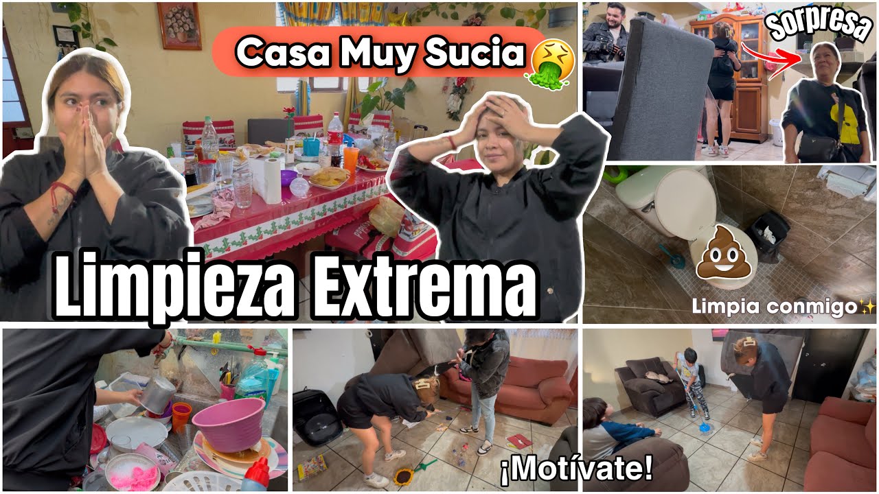EXTREME CLEANING✨CLEANING A SUPER DIRTY HOUSE❌🧹GET MOTIVATE AND CLEAN WITH ME 🙋🏼‍♀️Ammy Alvarado