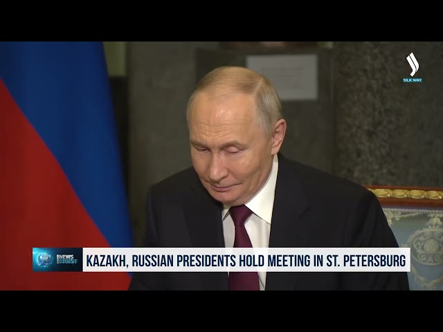 Kazakh, Russian Presidents hold meeting in St. Petersburg