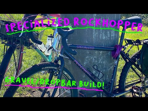 Retro Gravel build - 1995 Specialized Rockhopper with dropbars!