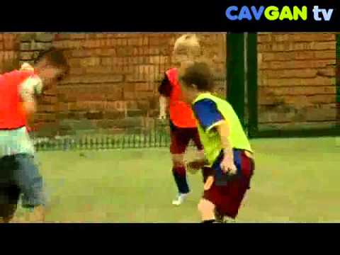 CAVGAN TV   Kai Fifield 7 year old from UK gets Barca trial [www.cavgan.com]