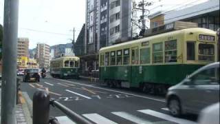 preview picture of video '20111228長崎電気軌道（おまけ）赤迫駅渋滞'