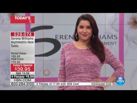 HSN | SERENA WILLIAMS Signature Statement Fashions 03.01.2017 - 10 PM