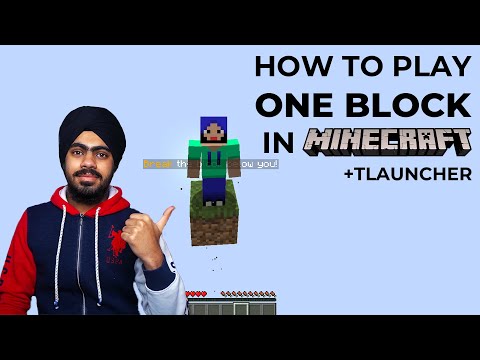 How to Play One Block in Minecraft (also TLauncher) | All Versions Supported