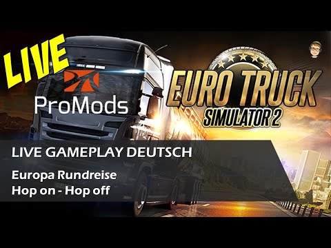 🔴 LIVE - Von Sardinien bis hinter Krakau  | S1E074 | ETS 2 1.42 + ProMods 2.57