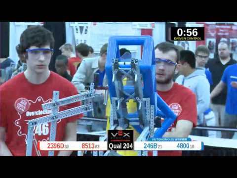 2015 VRC Engr Q204 - 2396D 8513 vs 246B 4800 - 38 to 67 - VEX Worlds 2015 - Engineering Division