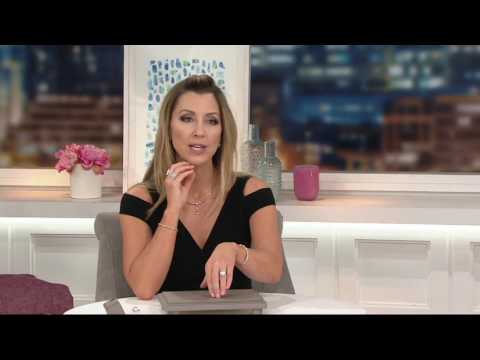 Round and Baguette Floral Diamond Ring, 14K, 3/4 cttw, by Affinity on QVC