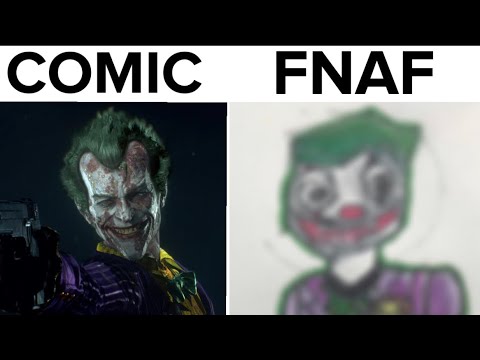 What If BATMAN VILLAINS Were FNAF ANIMATRONICS | Dooz’s Nerd Draws