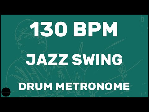 Jazz Swing | Drum Metronome Loop | 130 BPM