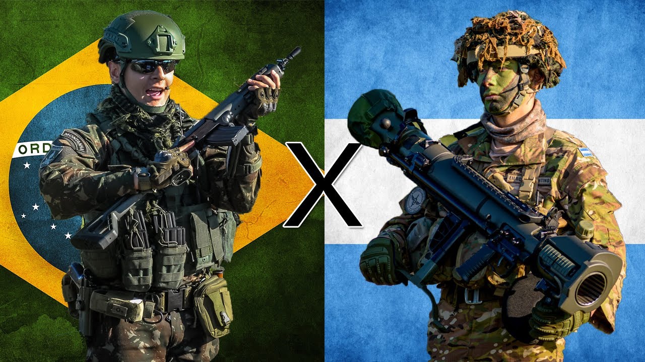 Brasil x Argentina - Comparação Militar (2025)