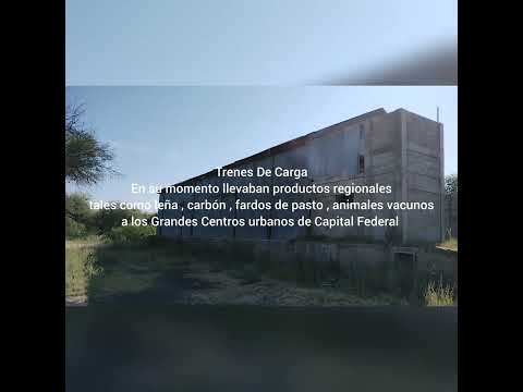 Estación Conlara Cordoba Ferrocarril San Martin  Primer Capítulo