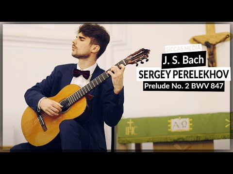 REMARKABLE PERFORMANCE of J. S. Bach's Prelude No. 2 by Sergey Perelekhov on Guitar | Siccas Media