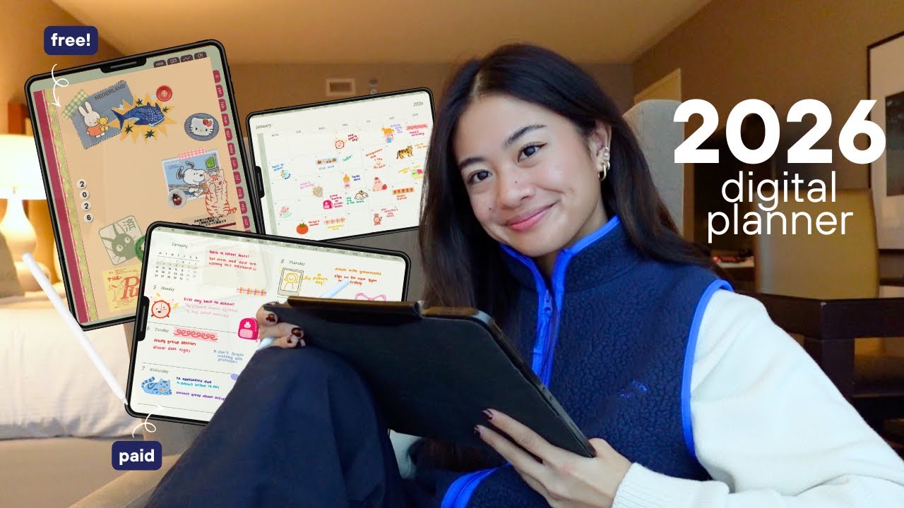 FREE 2026 Digital Planner | simple planning for busy schedules (+ paid option)