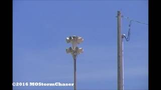 preview picture of video 'Sentry 16V1T-B Tornado Siren Test-Humansville, MO'