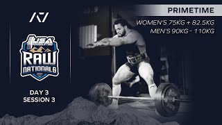 2024 USA Powerlifting Raw Nationals  |  Day 3 - Primetime W 75 - 82.5kg, M 90 - 110kg