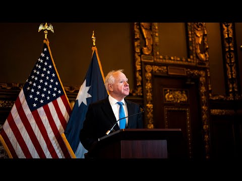 LIVE: Minnesota Gov. Tim Walz hold briefing following fatal shooting of Minneapolis man | NBC News