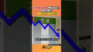 [세가지 뉴스] 전셋값 6.8억에 서울 아파트 전세시장 아비규환?! 전세 매물 씨가 말랐다!! #shorts
