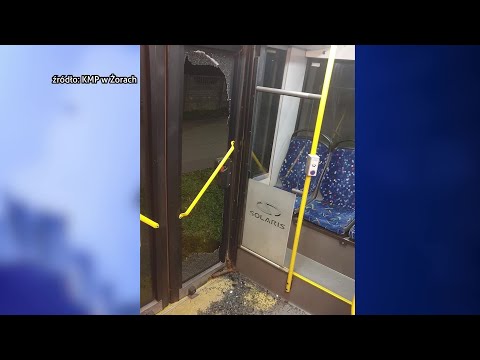 Żory. Skopał autobus, opluł kierowcę 06.12.2022